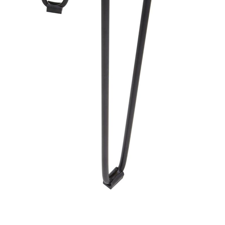 Boho Side Table - Small Round with Hairpin Legs - Mango Wood