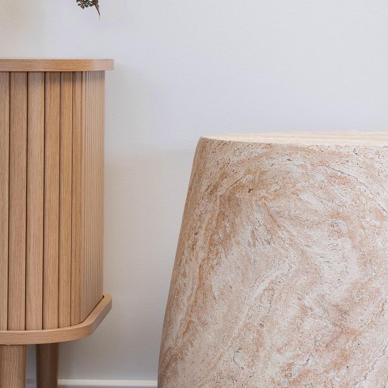 Bonn Side Table - Round - Large - Natural