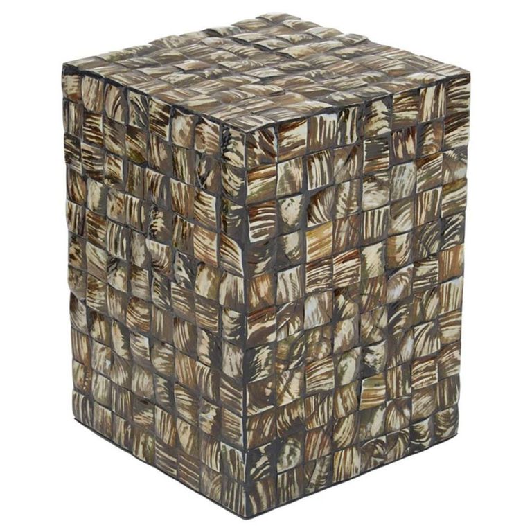 Branna Side Table - Square - Mother of Pearl