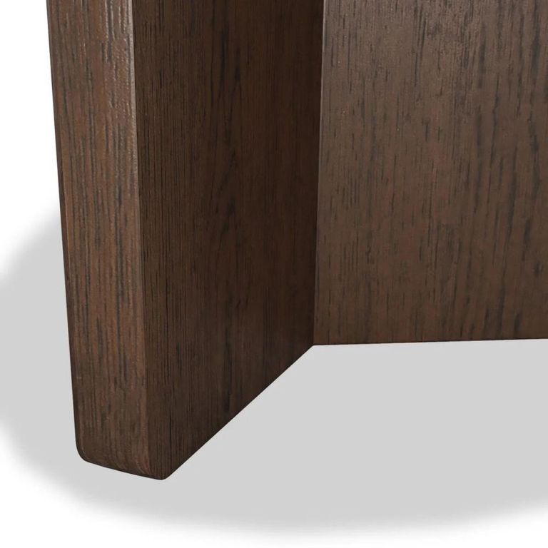 California Side Table - Round - Dark Oak