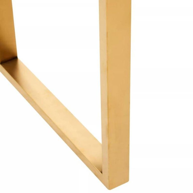 Cardoba Side Table - 1 Drawer - Faux Shagreen with Gold Legs