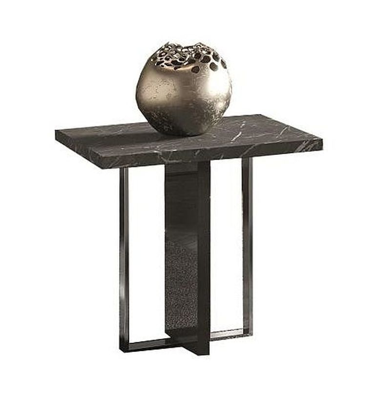 Carvelle Dark Grey Lamp Table