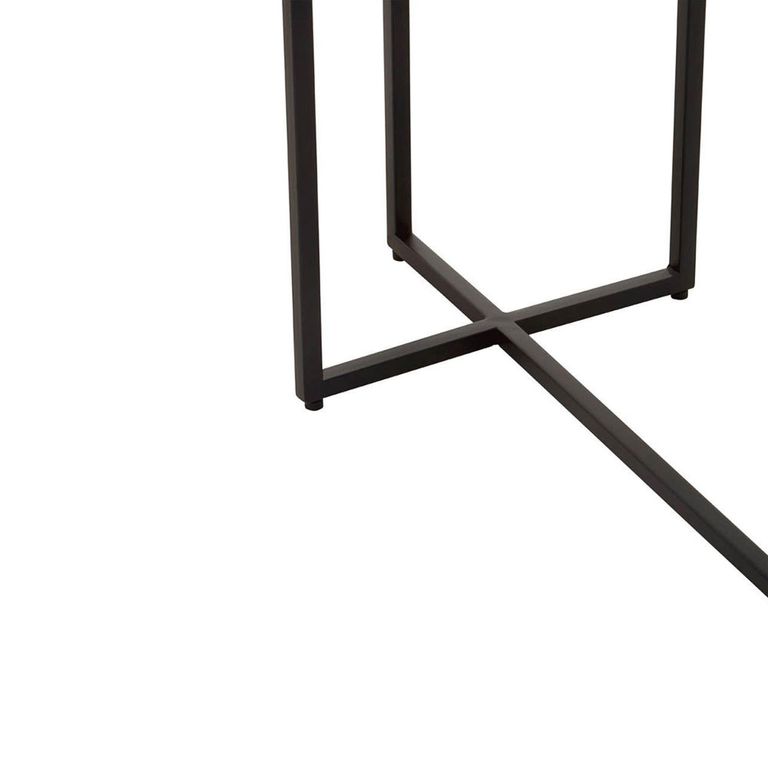 Cercle Side Table - 2 Tier - Round - Smoked Mirror