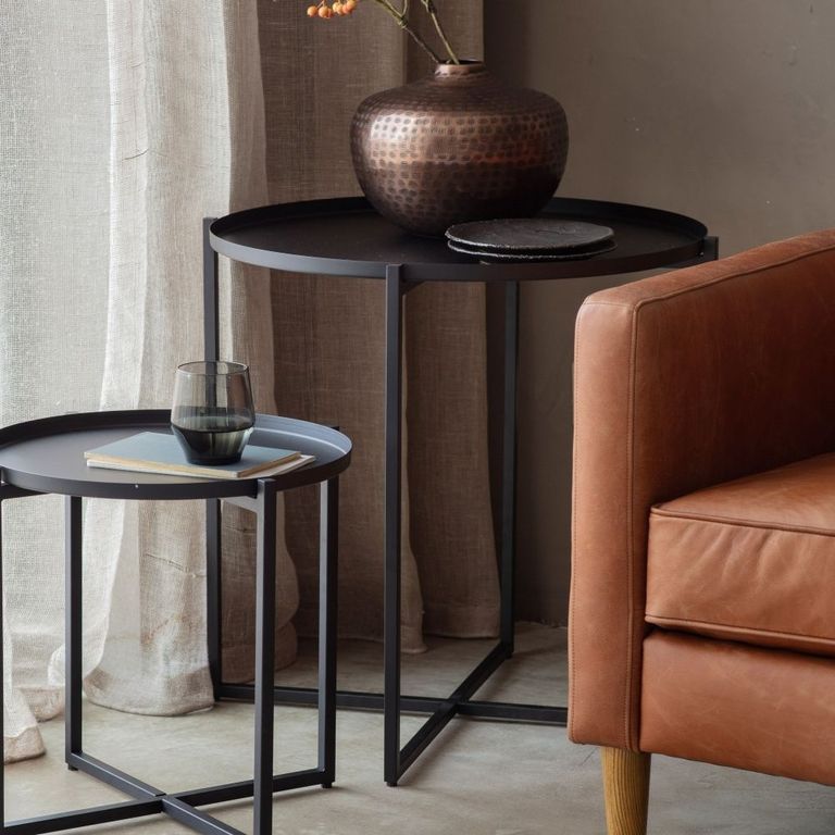 Clearance - Balotra Black Large Side Table - 711