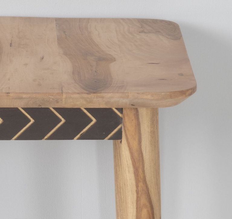 Clearance - Luxuria Sheesham End Table, Indian Wood, Square Top - Brand New Item