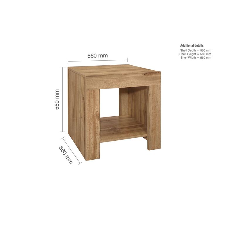 Compton Lamp Table - Oak