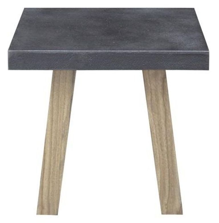 Concrete Top Lamp Table