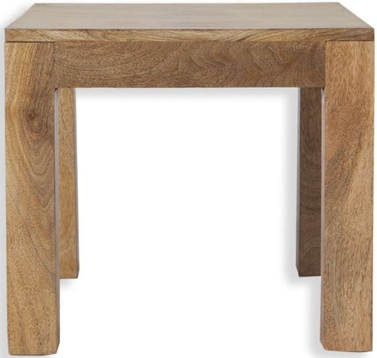 Cuban Natural Mango Wood Lamp Table