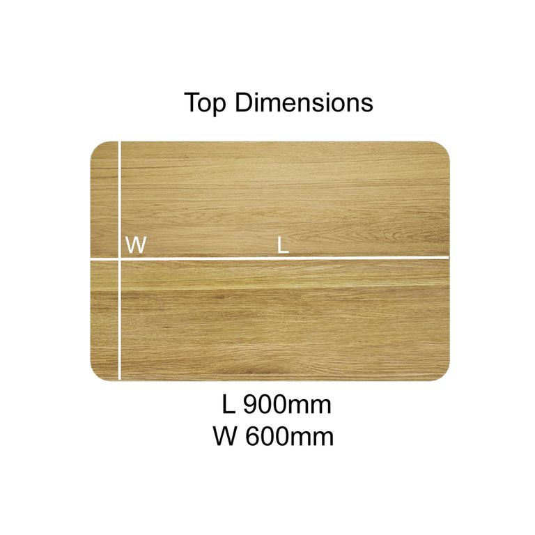 Scandic Lamp Table - Medium - V Oak