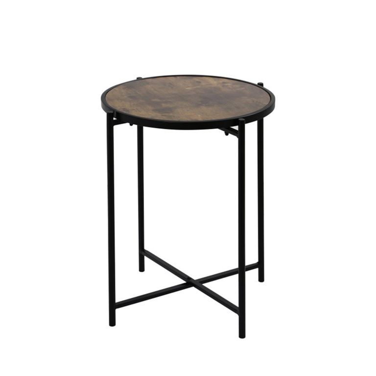 End Table - Round - Dark Wood
