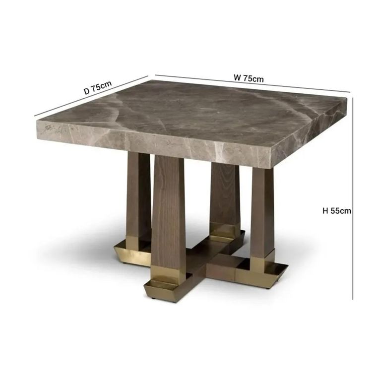Daytona Lamp Table - Marble - Variation Available