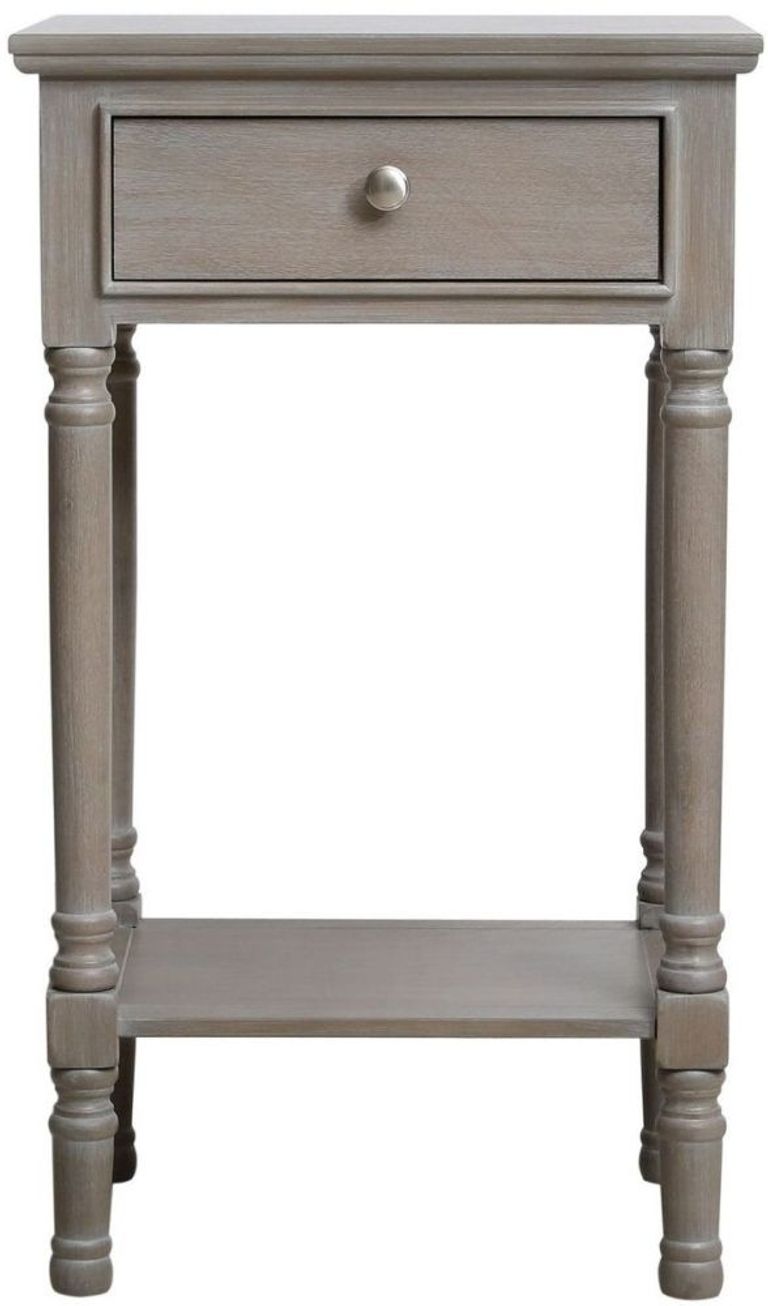 Delta Telephone Table - Taupe - 1 Drawer