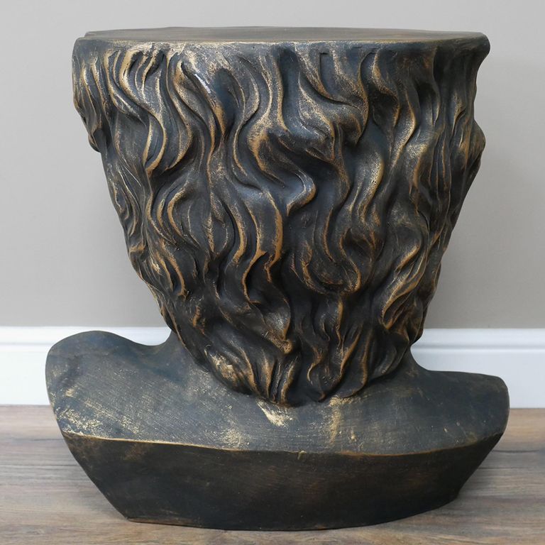 Side Table - Head Style - Wood & Metal