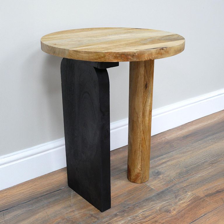 Side Table - Mango Wood - Round - 45cm