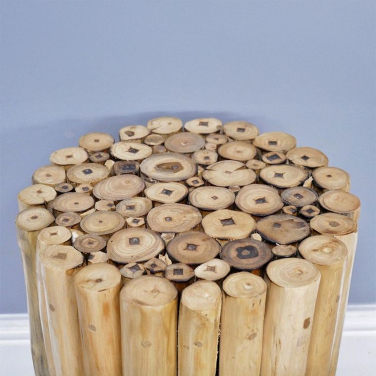 Side Table - Round - Teak Wood