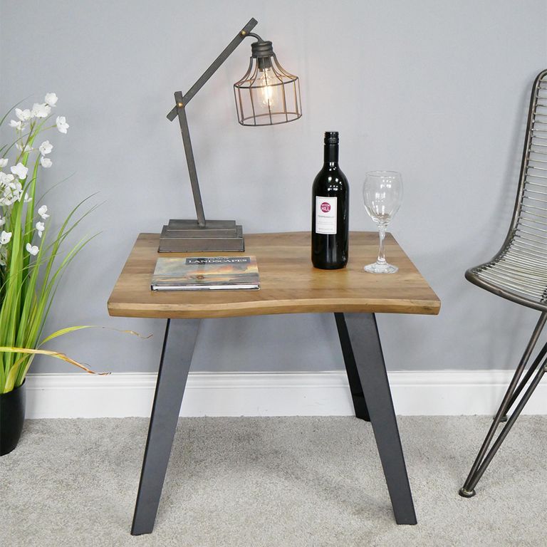 Side Table - Wooden Edge