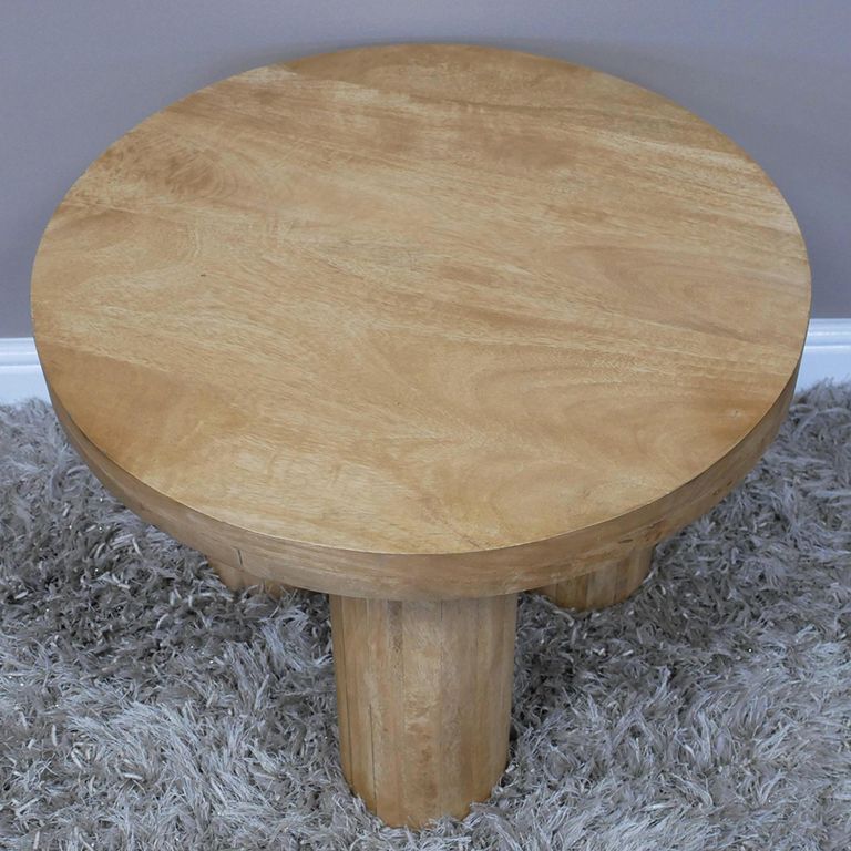 Side Table - Wooden - Round