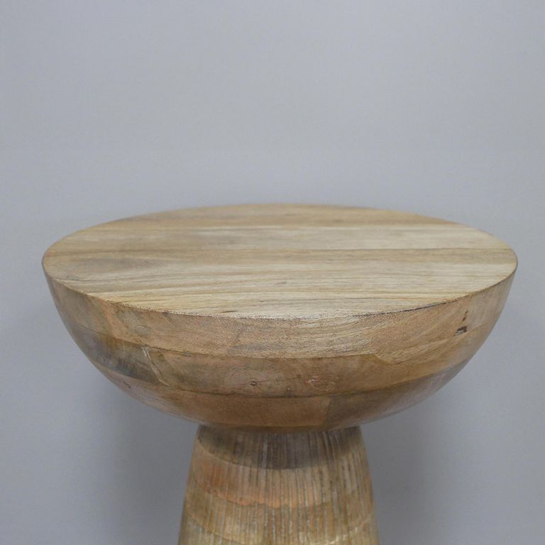 Side Table - Round - Wooden - 8958