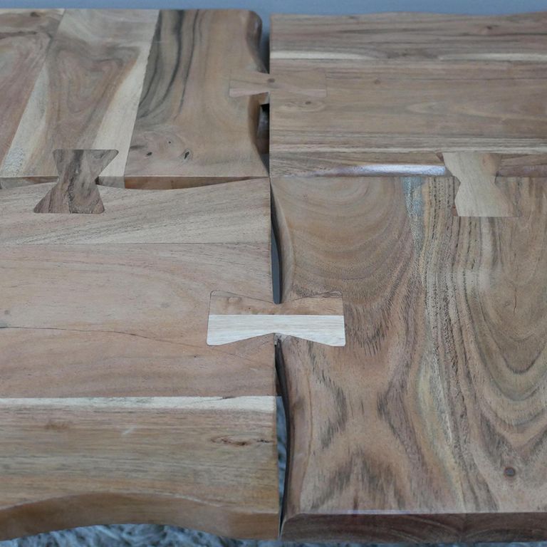 Side Table - Wooden - Square