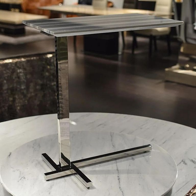 Flamingo Accent Table - Marble with Steel Base - Variation Available