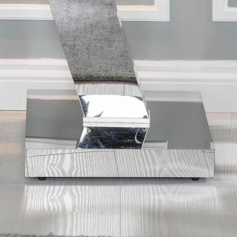 Fusion Glass Top Side Table