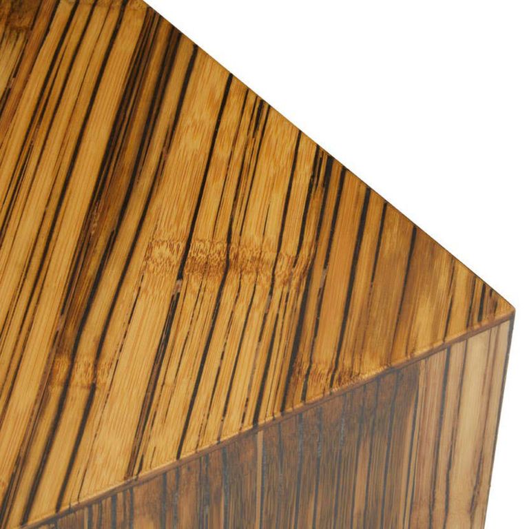 Gabor Side Table - Square - Natural Bamboo Wood