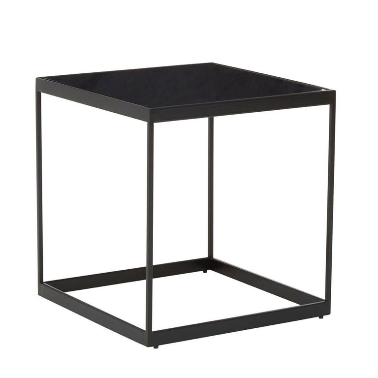 Genoa Side Table - Square - Black