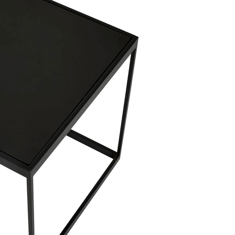 Genoa Side Table - Square - Black