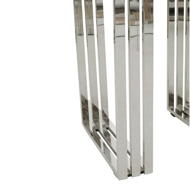 Hampstead Side Table - Square - Acacia Wood and Metal