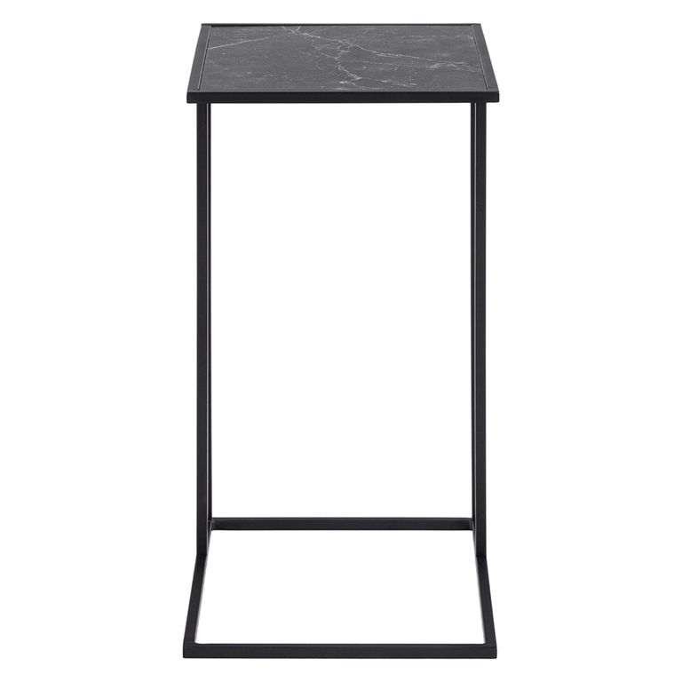 Infinity Side Table - Black Marble Effect