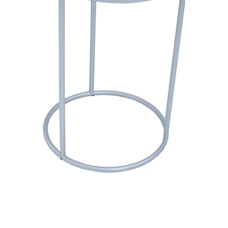 Inventivo Side Table - Blue Marble with Round Agate