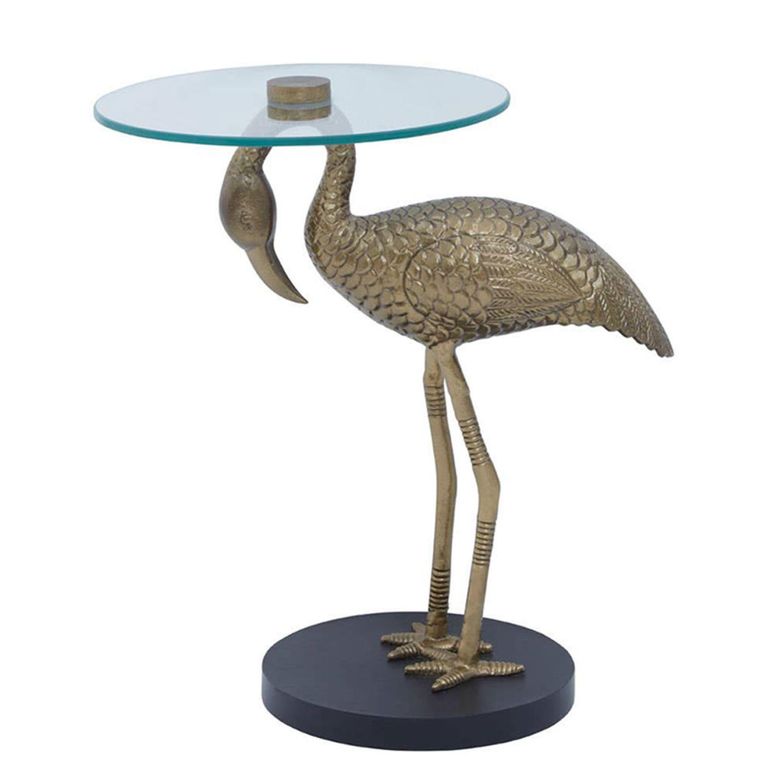 Inventivo Side Table - Clear Glass - Pelican