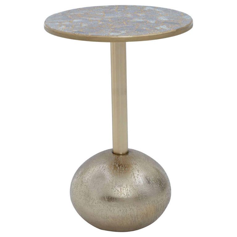 Inventivo Side Table - Round - Gold Metal