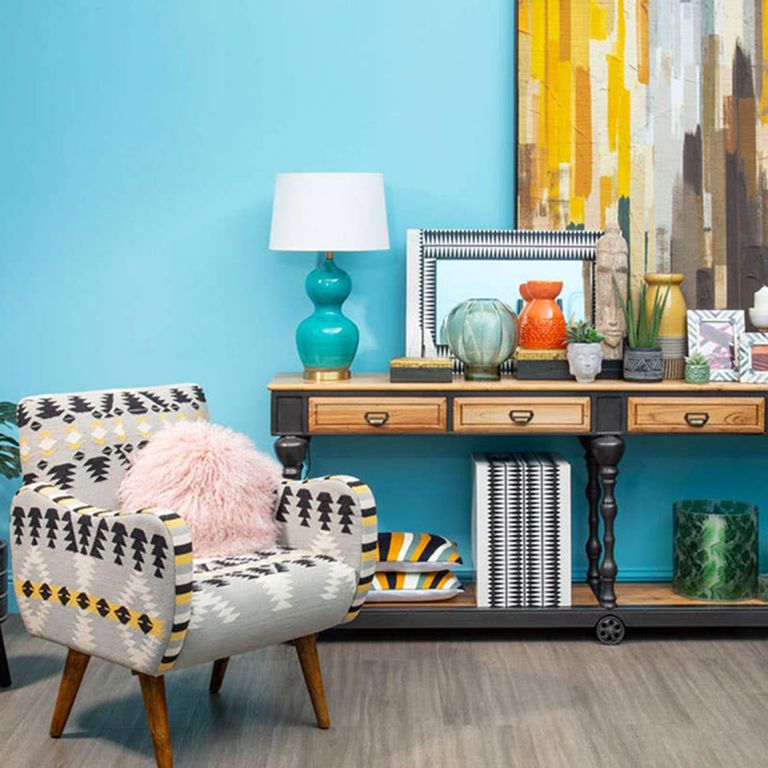 Issey Side Table - Square - White and Black Wood