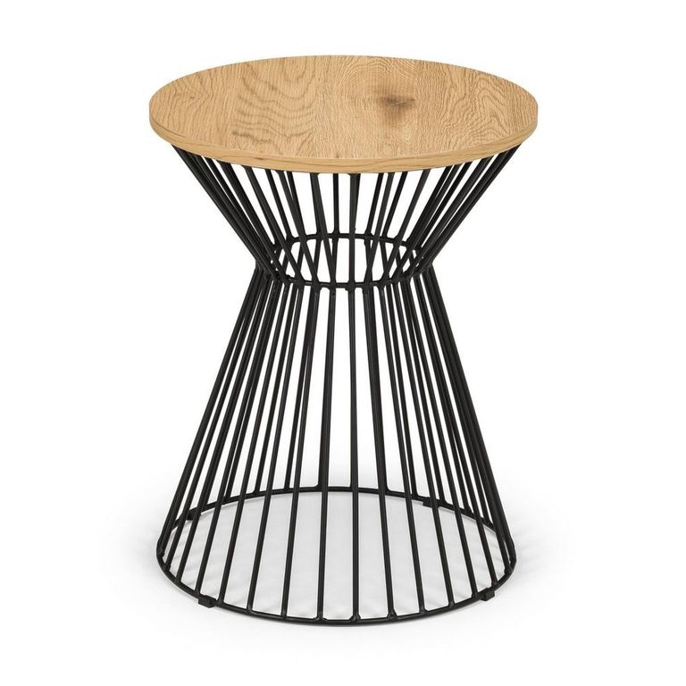 Jersey Lamp Table - Round - Oak