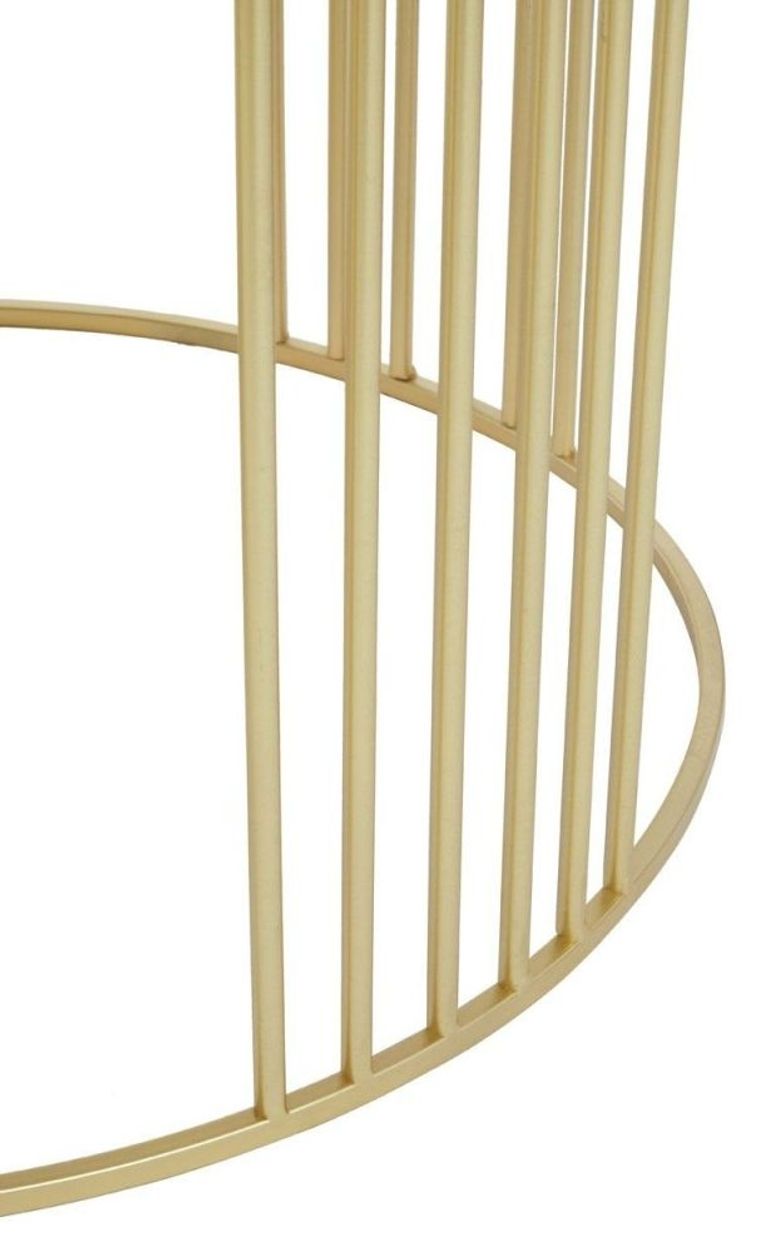 Jodie Side Tables - Set of 2 - White Marble Round