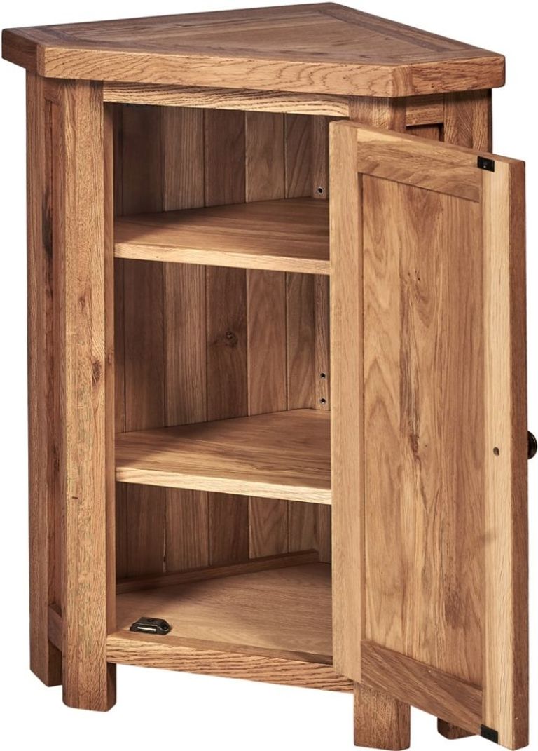 Kent Oak Corner Lamp Table