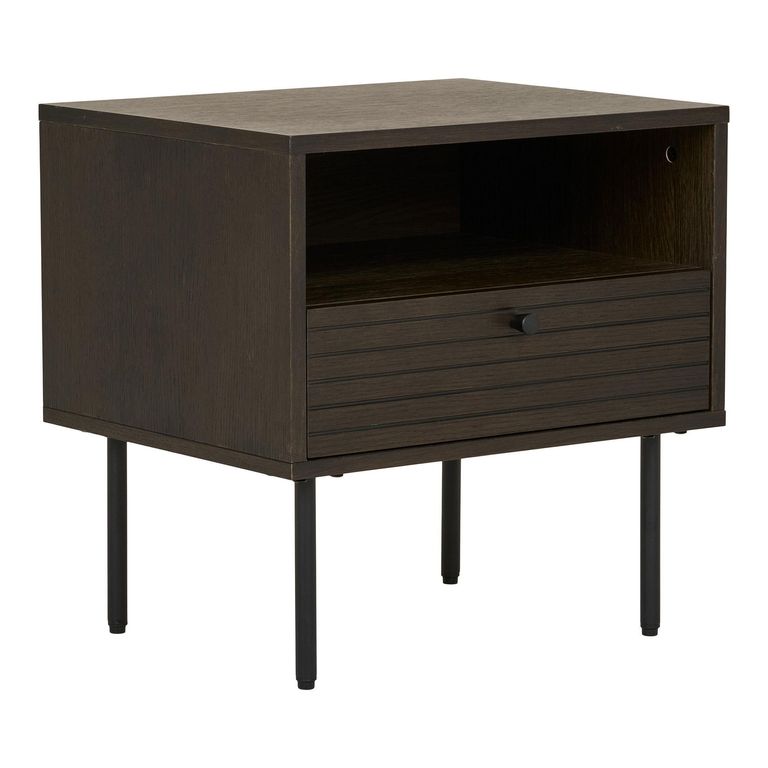 Kyoto Side Table - 1 Drawer - Smoked Oak