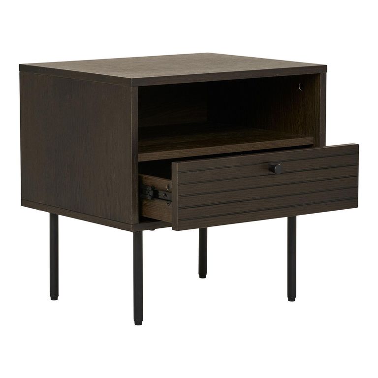Kyoto Side Table - 1 Drawer - Smoked Oak