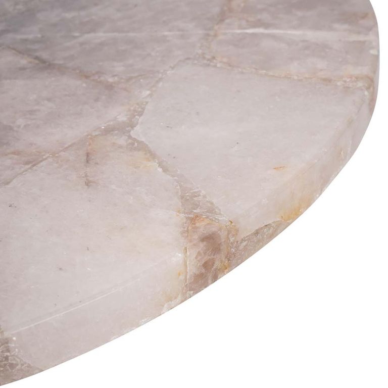 Bosworth Side Table - Smokey Quartz - Round - Large