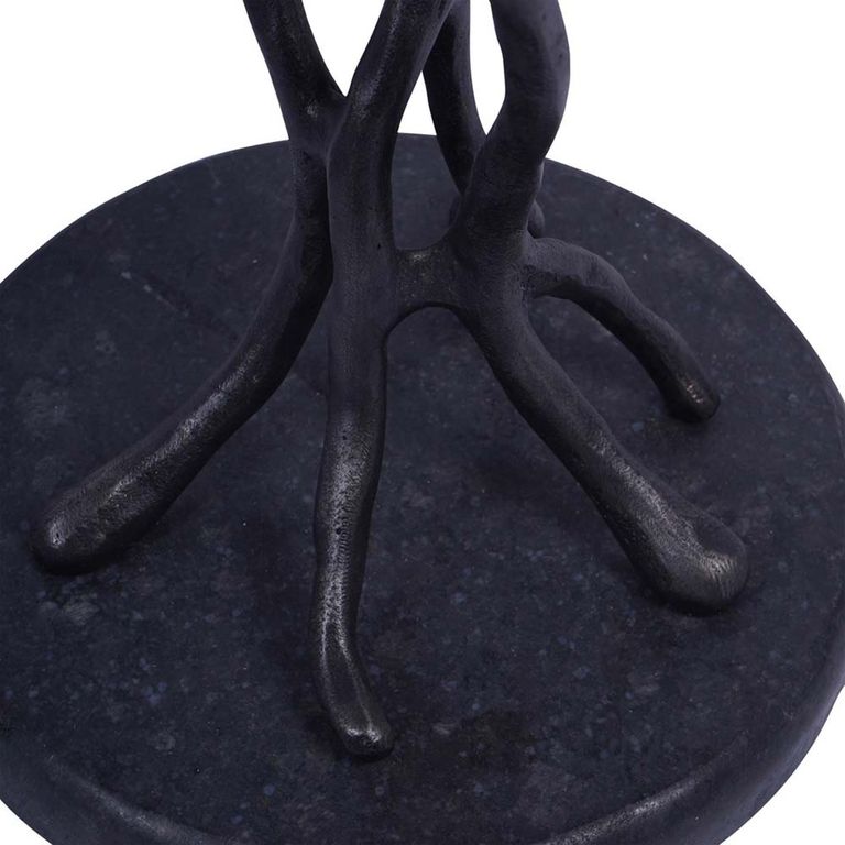 Lily Pad Side Table - Antique Brass - Leaf