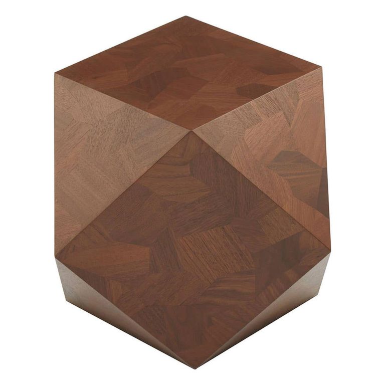 Lino Side Table - Geometrical - Walnut