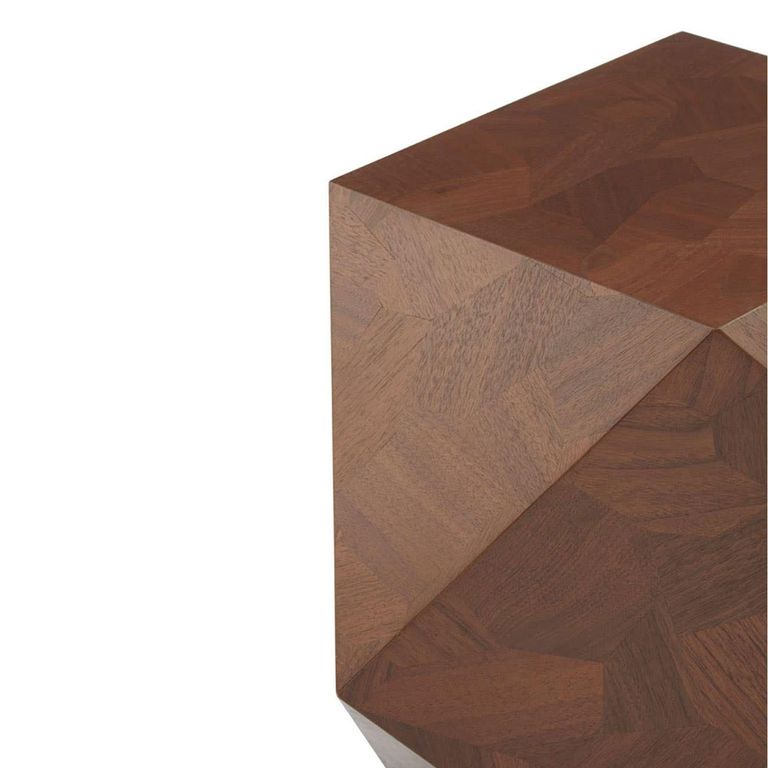 Lino Side Table - Geometrical - Walnut