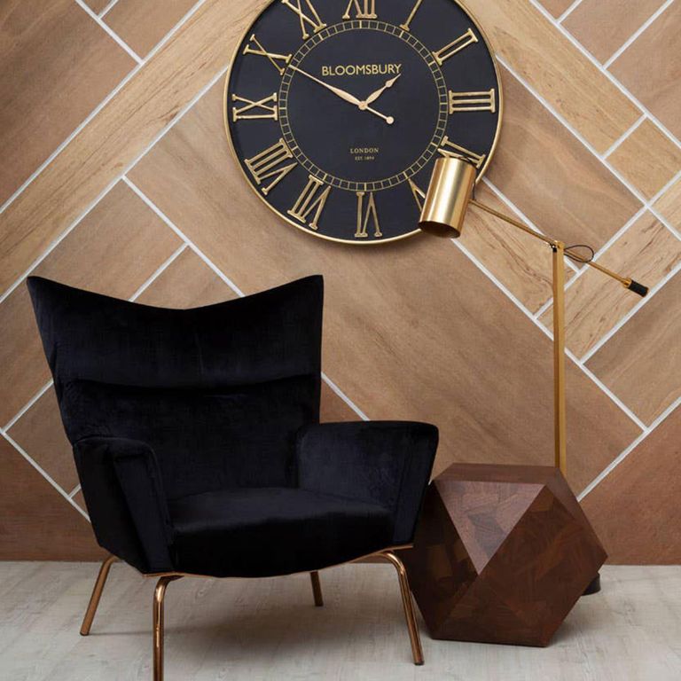 Lino Side Table - Geometrical - Walnut