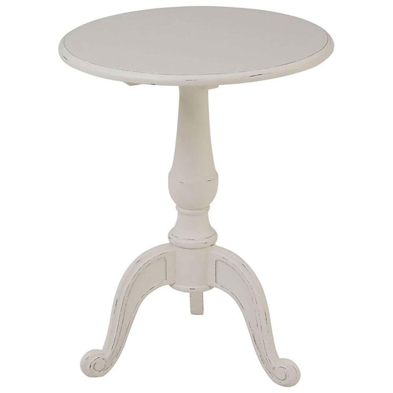 Loire Side Table - Round - White