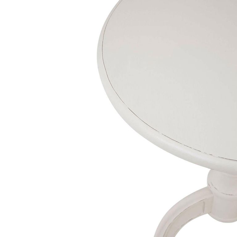 Loire Side Table - Round - White