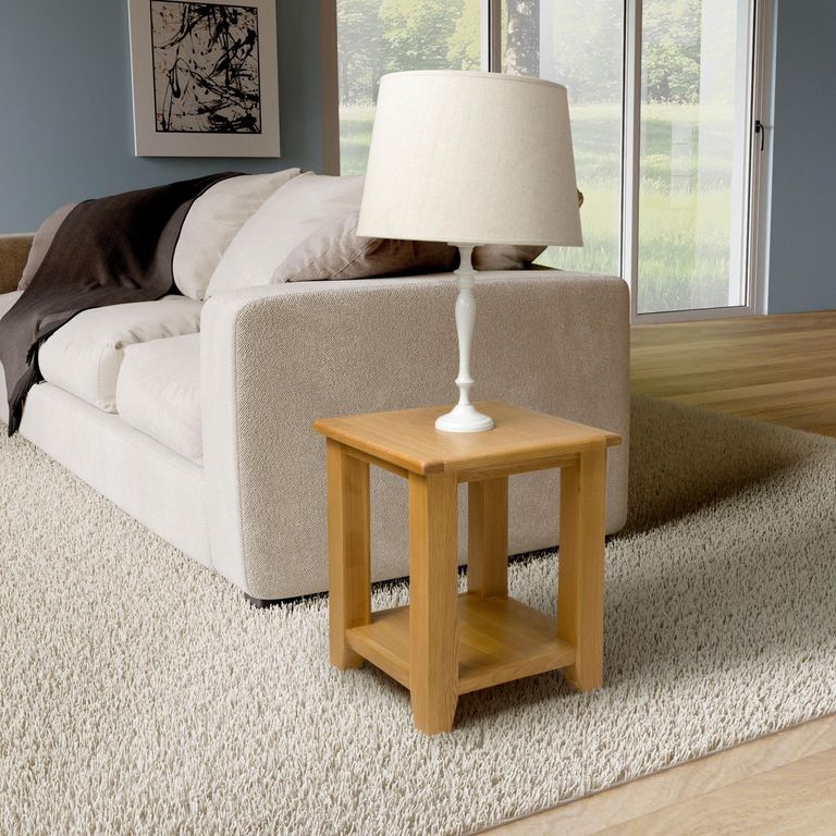 Madrid Oak End Table