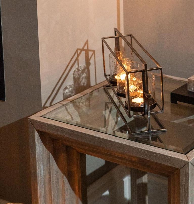 Yvette Side Table - Grey