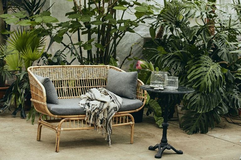 Cafe Black Marble Round Side Table