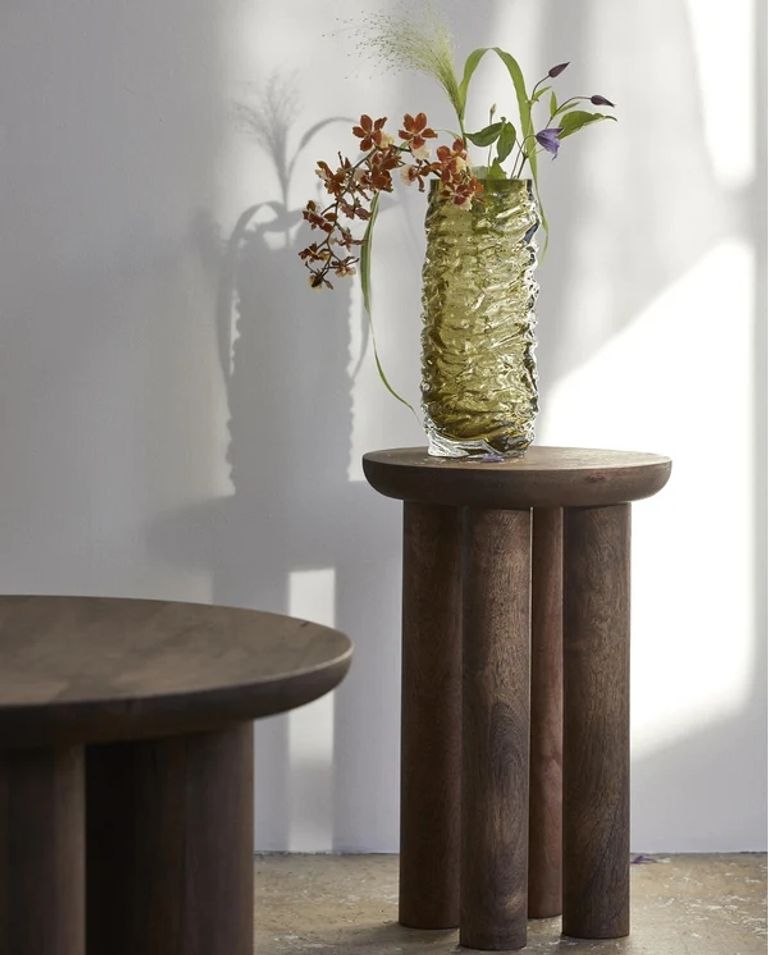 Helin Mango Wood Side Table